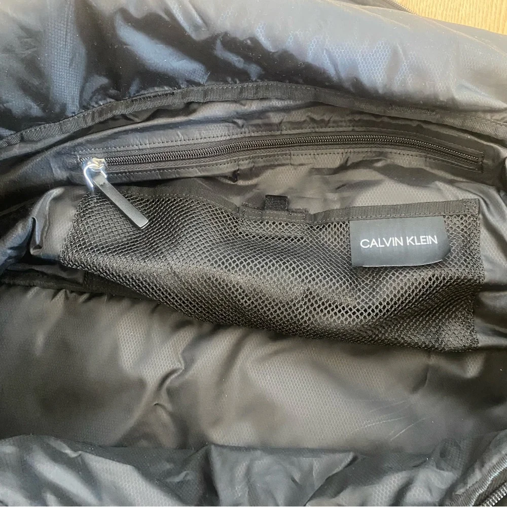 Calvin Klein Black CK Nylon Reissue Duffel Bag Gym Travel Weekender 205W39NYC